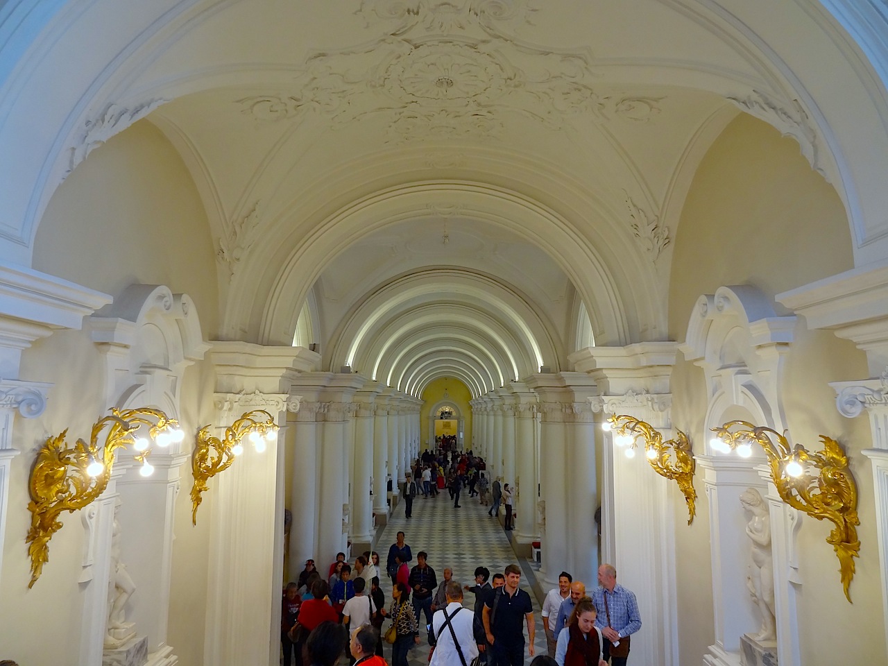 couloir d'accès au musée de l'Ermitage