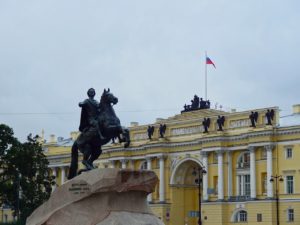 Le cavalier de bronze de Saint-Pétersbourg