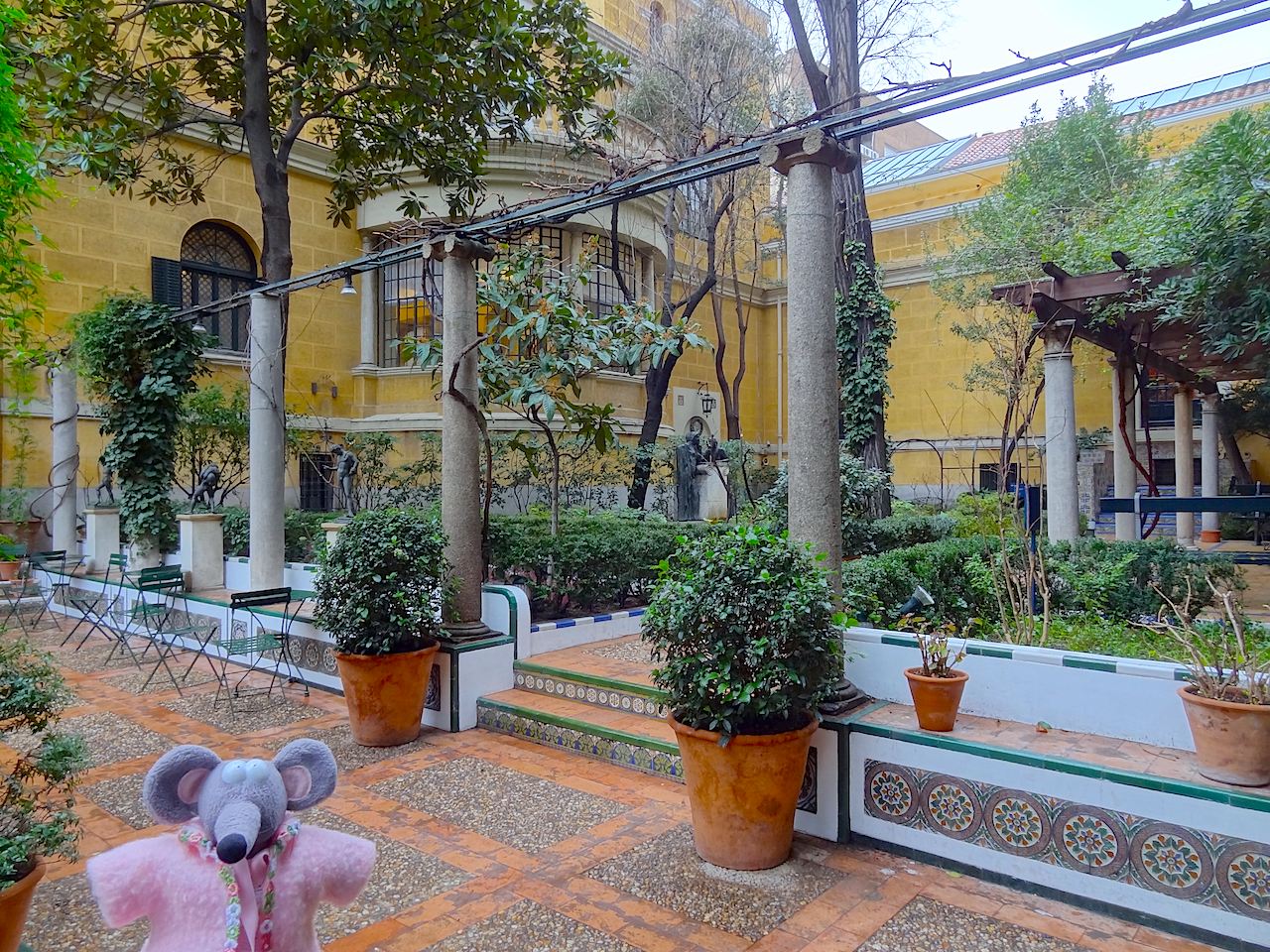 jardin du musée Sorolla à Madrid