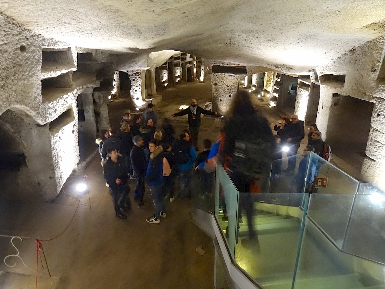 Naples vestibule supérieur des catacombes de San Gennaro