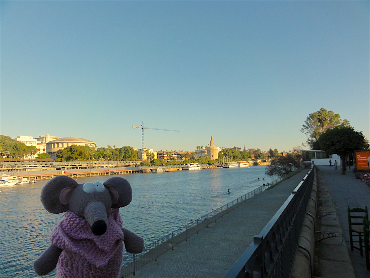 vue sur la veille ville de Séville depuis Triana