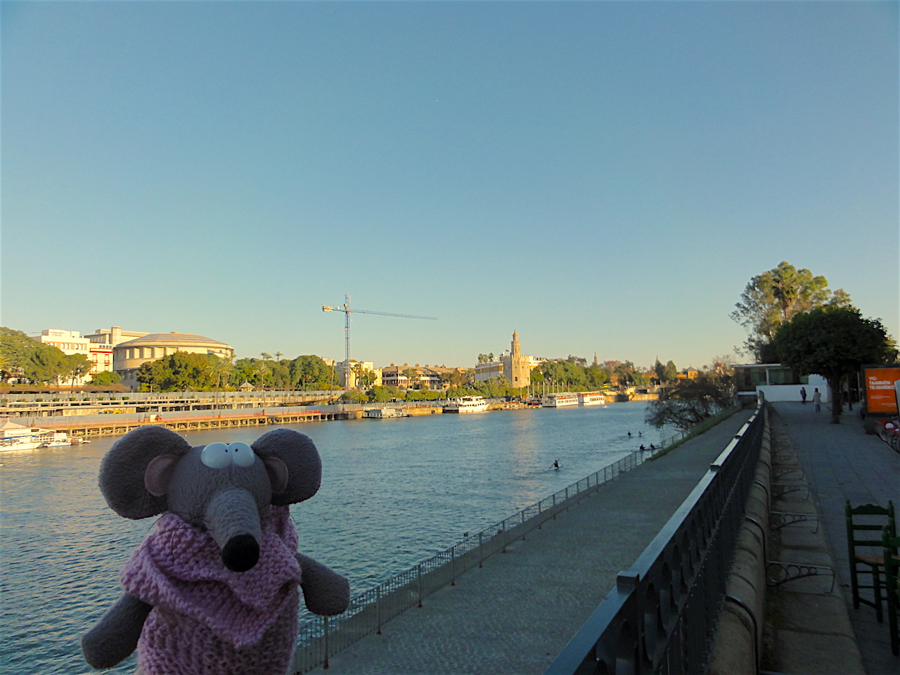 vue sur la veille ville de Séville depuis Triana