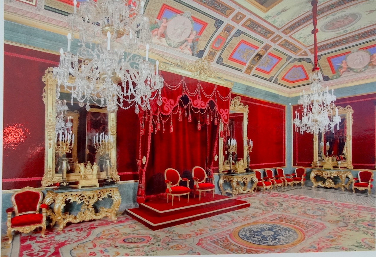 salle du trône du palais royal d'Aranjuez