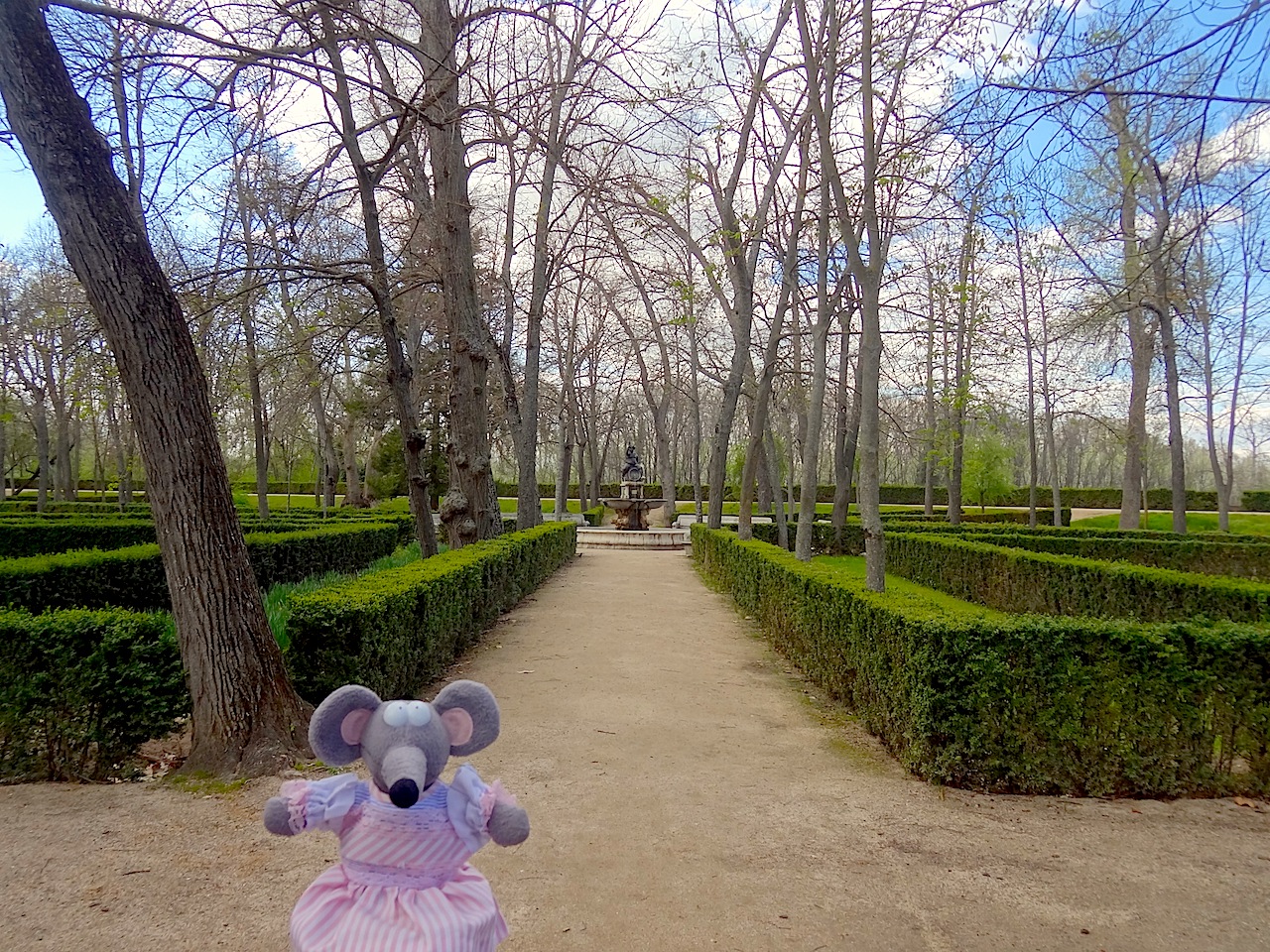 jardin de la isla à Aranjuez