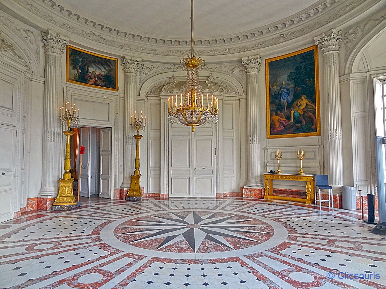 Le salon rond du Grand Trianon