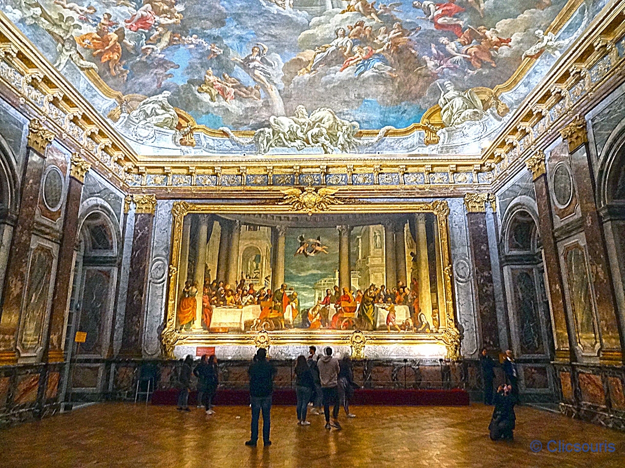 Le Salon d’Hercule du château de Versailles