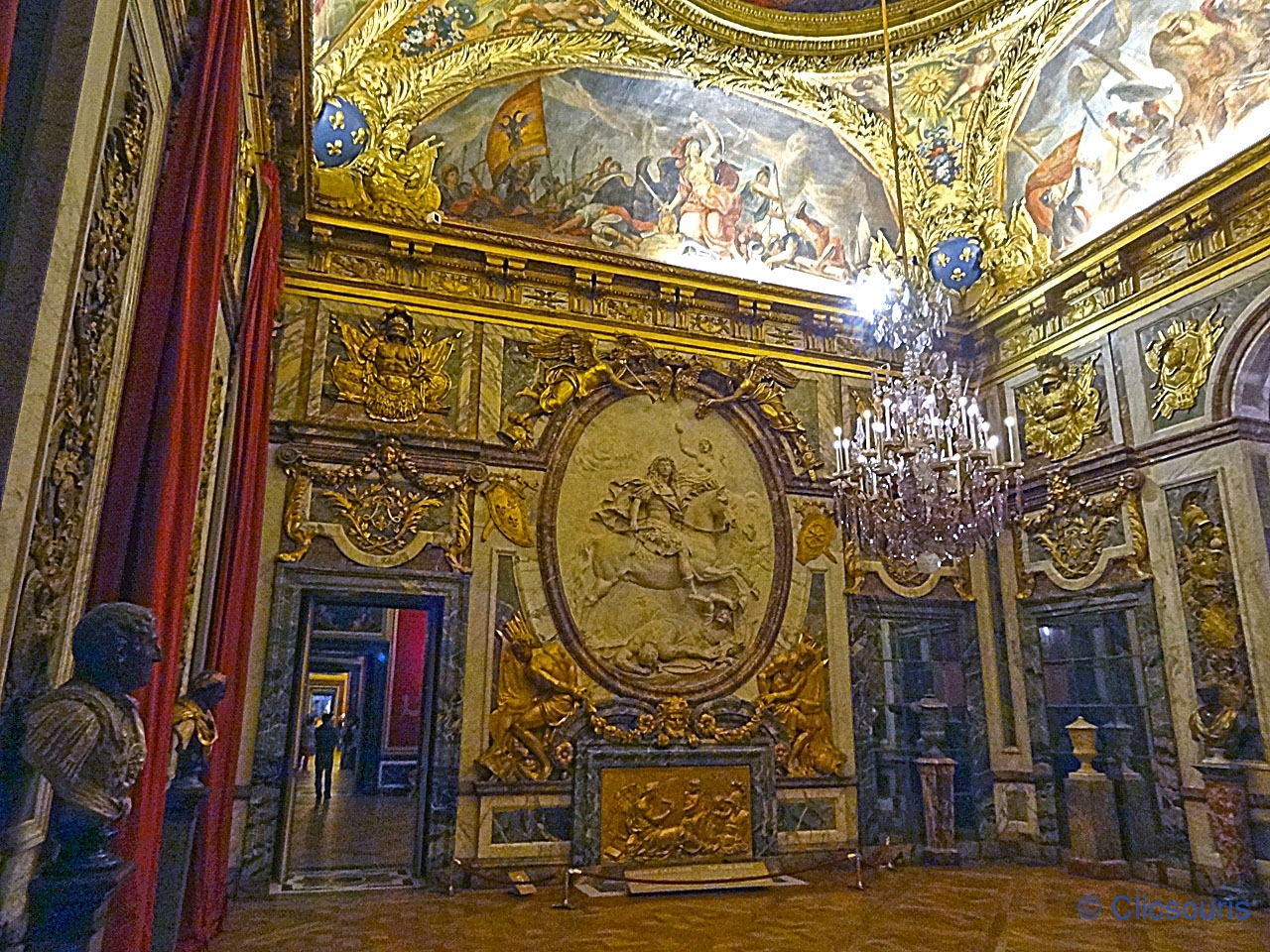 Le Salon de la Guerre du château de Versailles
