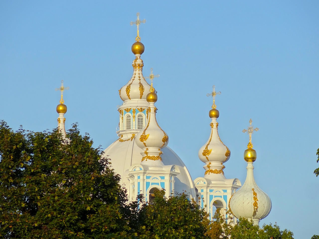 cathédrale smolny à Saint-Pétersbourg