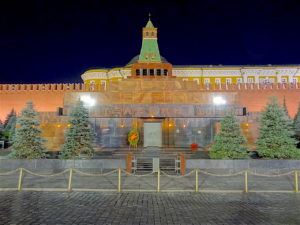 mausolée de Lénine sur la place Rouge de Moscou