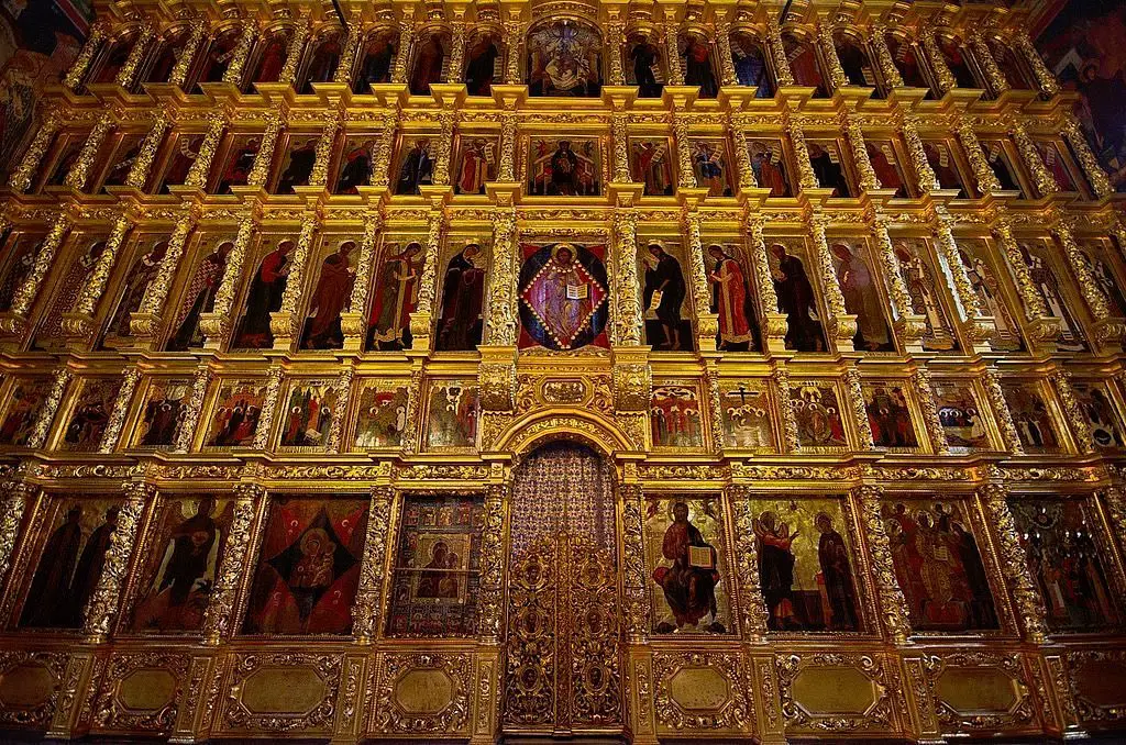 iconostase de la cathedrale de smolensk à novodievitchi