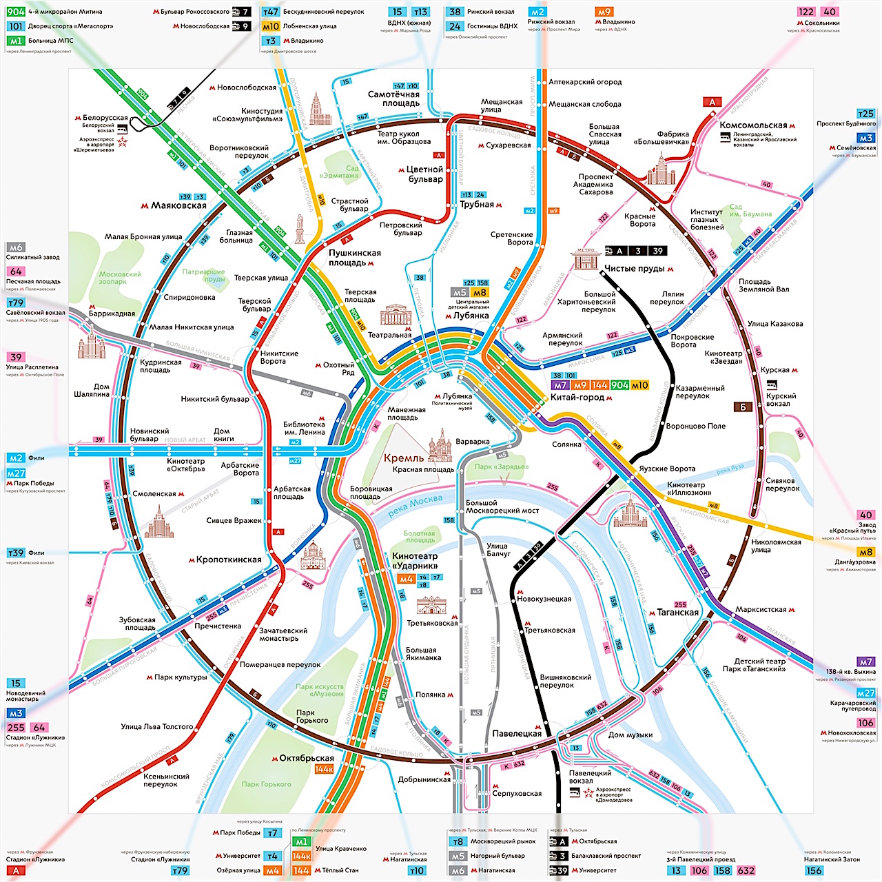 plan de moscou