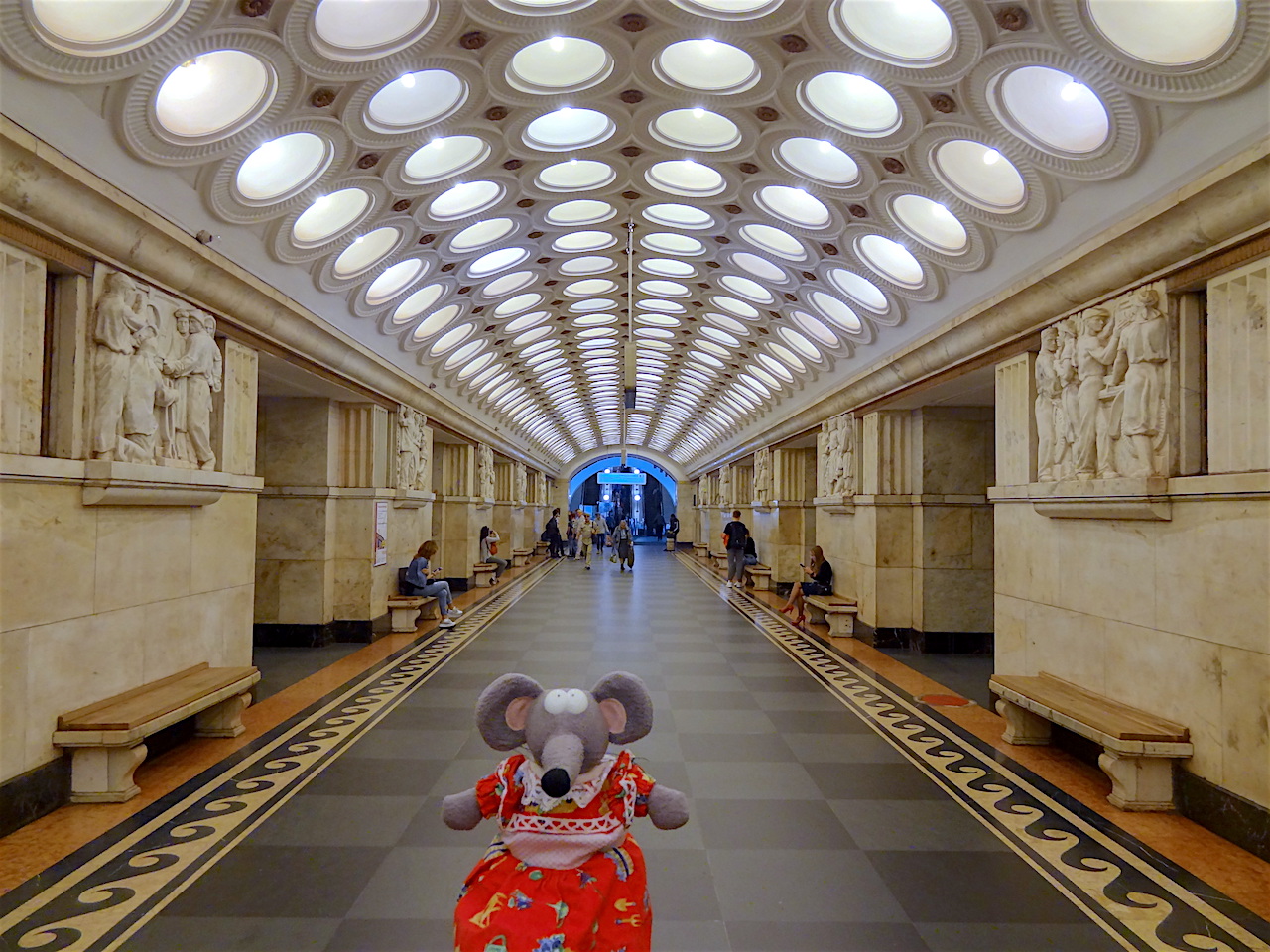 station de métro Elektrozavodskaya à Moscou