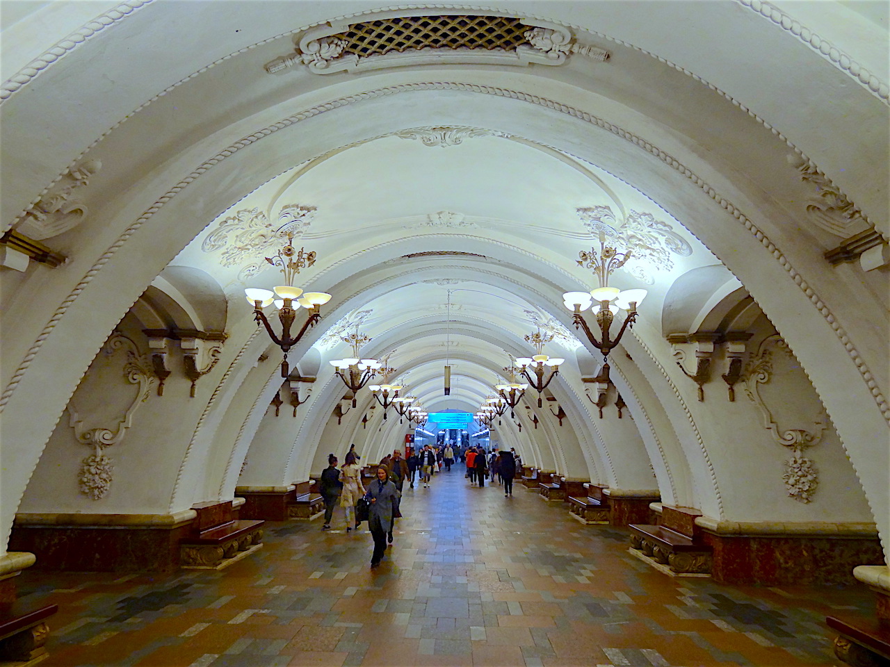 station de métro Arbatskaya à Moscou