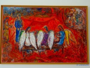 Abraham et les trois anges musée chagall Nice