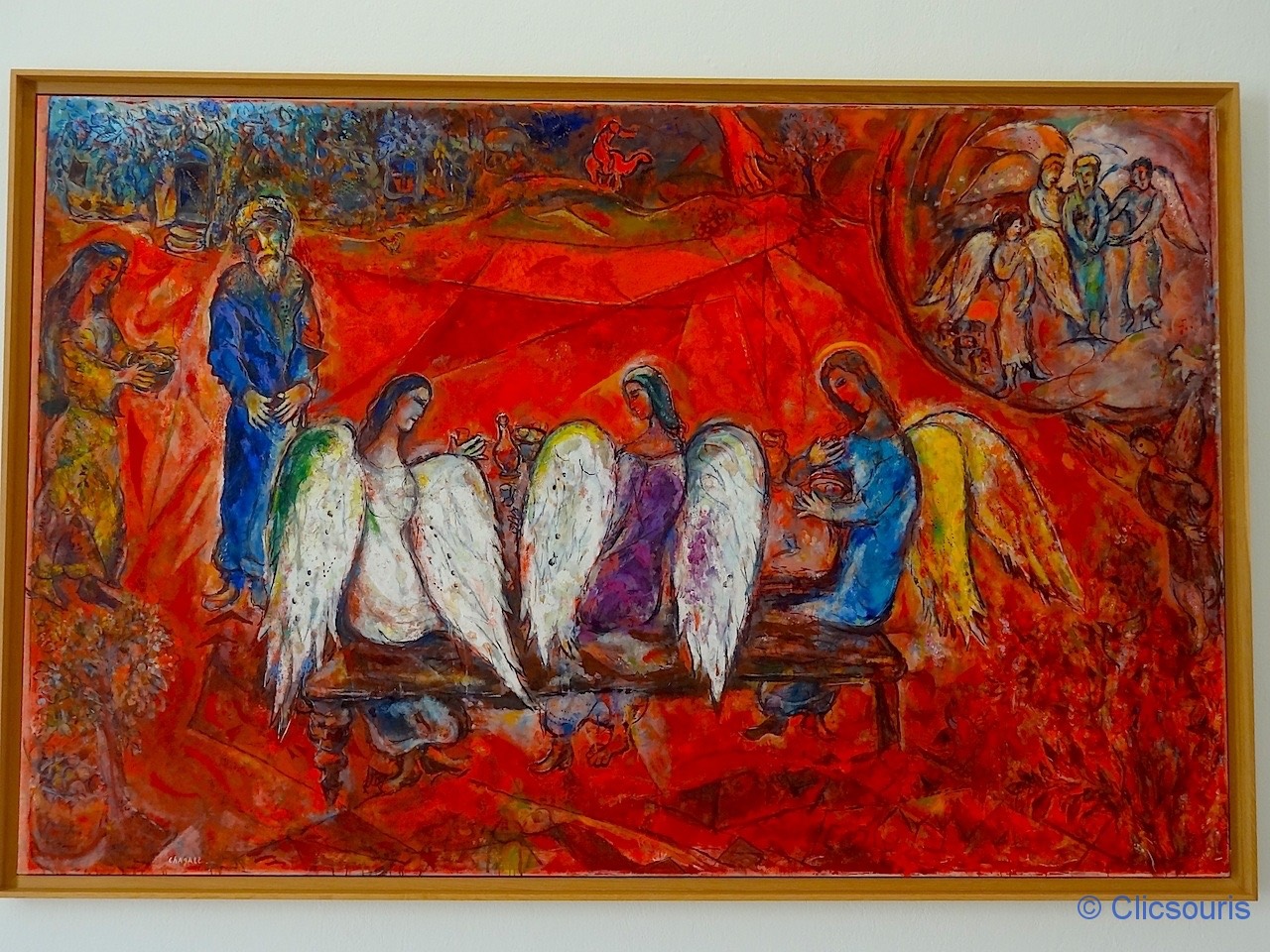 Abraham et les trois anges au musée Chagall à Nice