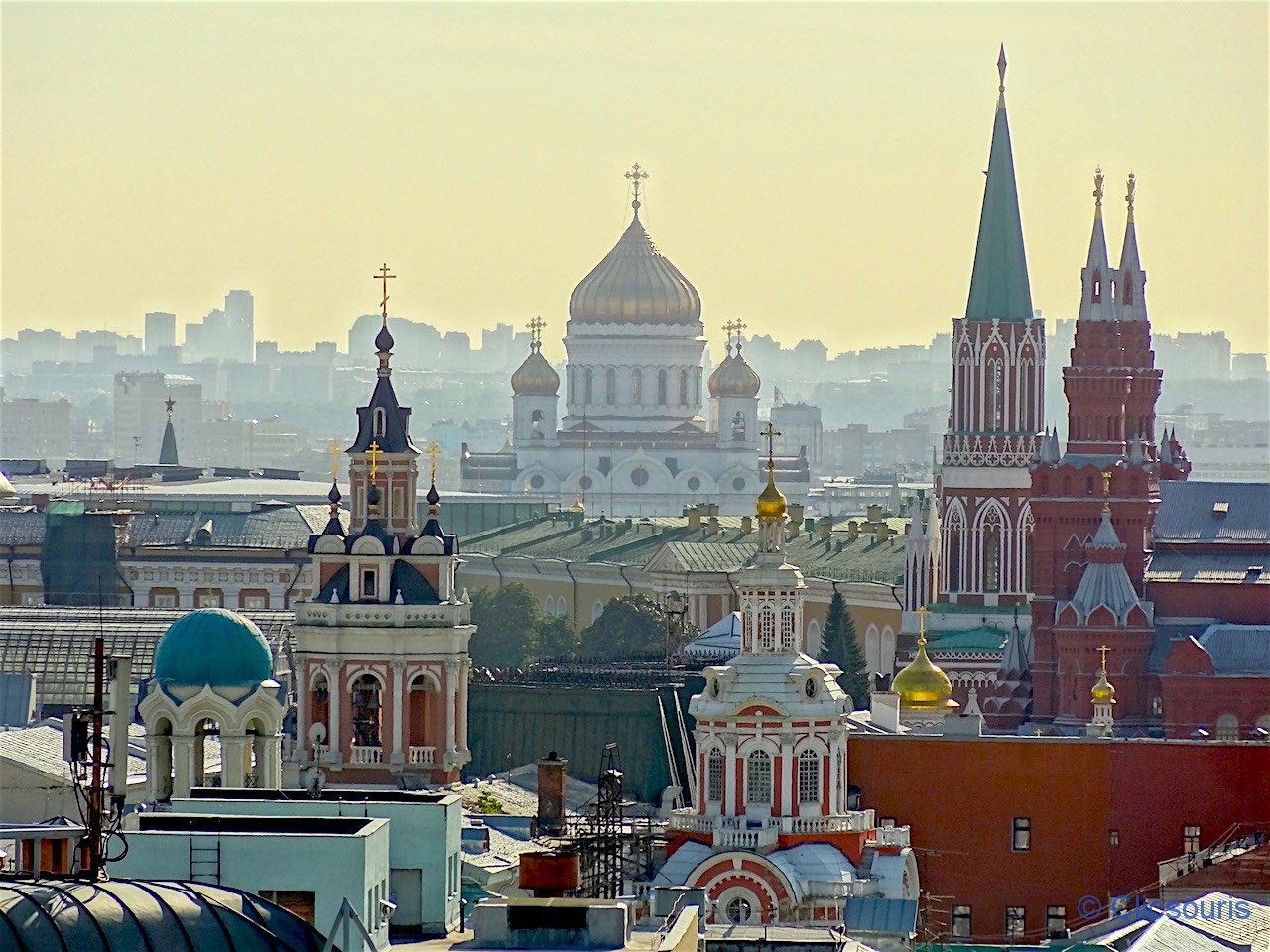 vue sur le Christ-Sauveur Moscou