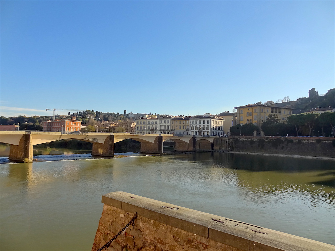 l'Arno à Florence côté San Niccolo