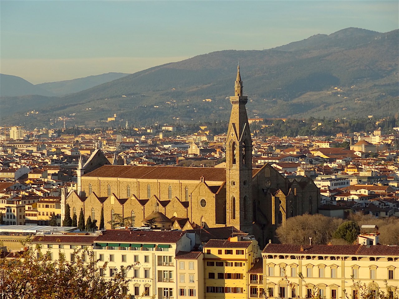 vue sur Santa Maria della Croce à Florence