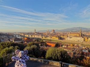 vue sur Florence devant la piazzale Michelangelo