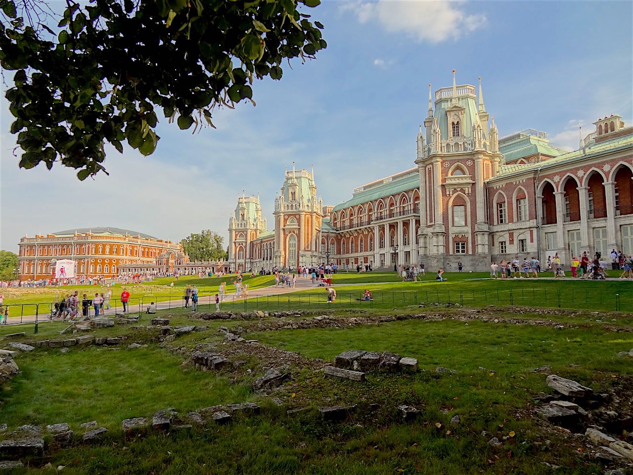 palais de tsaritsyno à Moscou