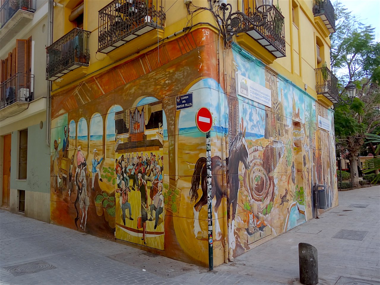 street art dans le quartier du Carmen à Valence