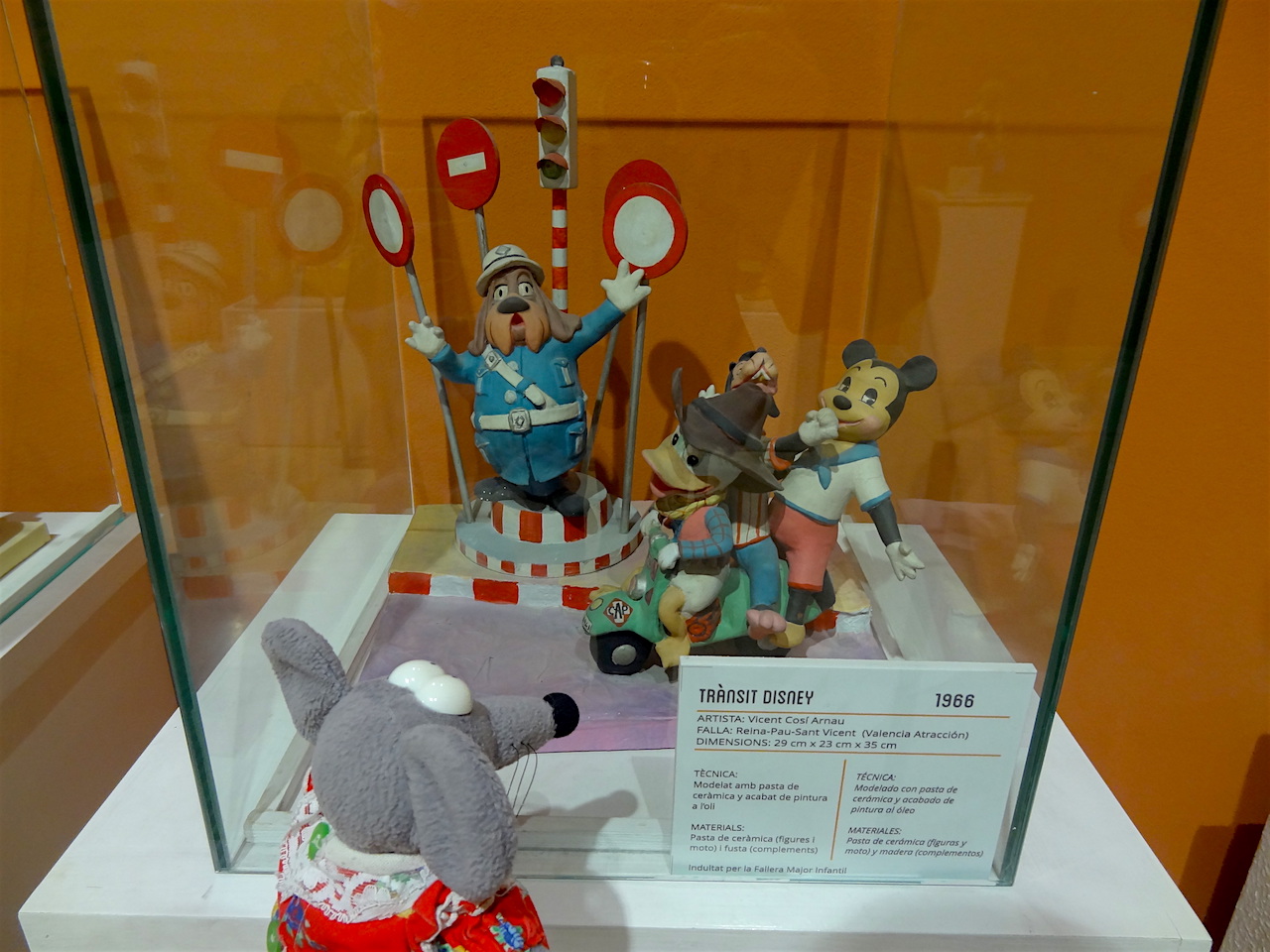 figurines Disney au musée des Fallas à Valence
