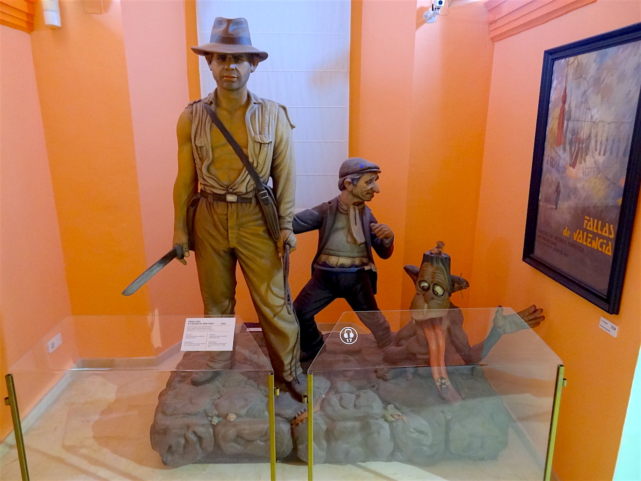 Indiana Jones au musée des Fallas à Valence