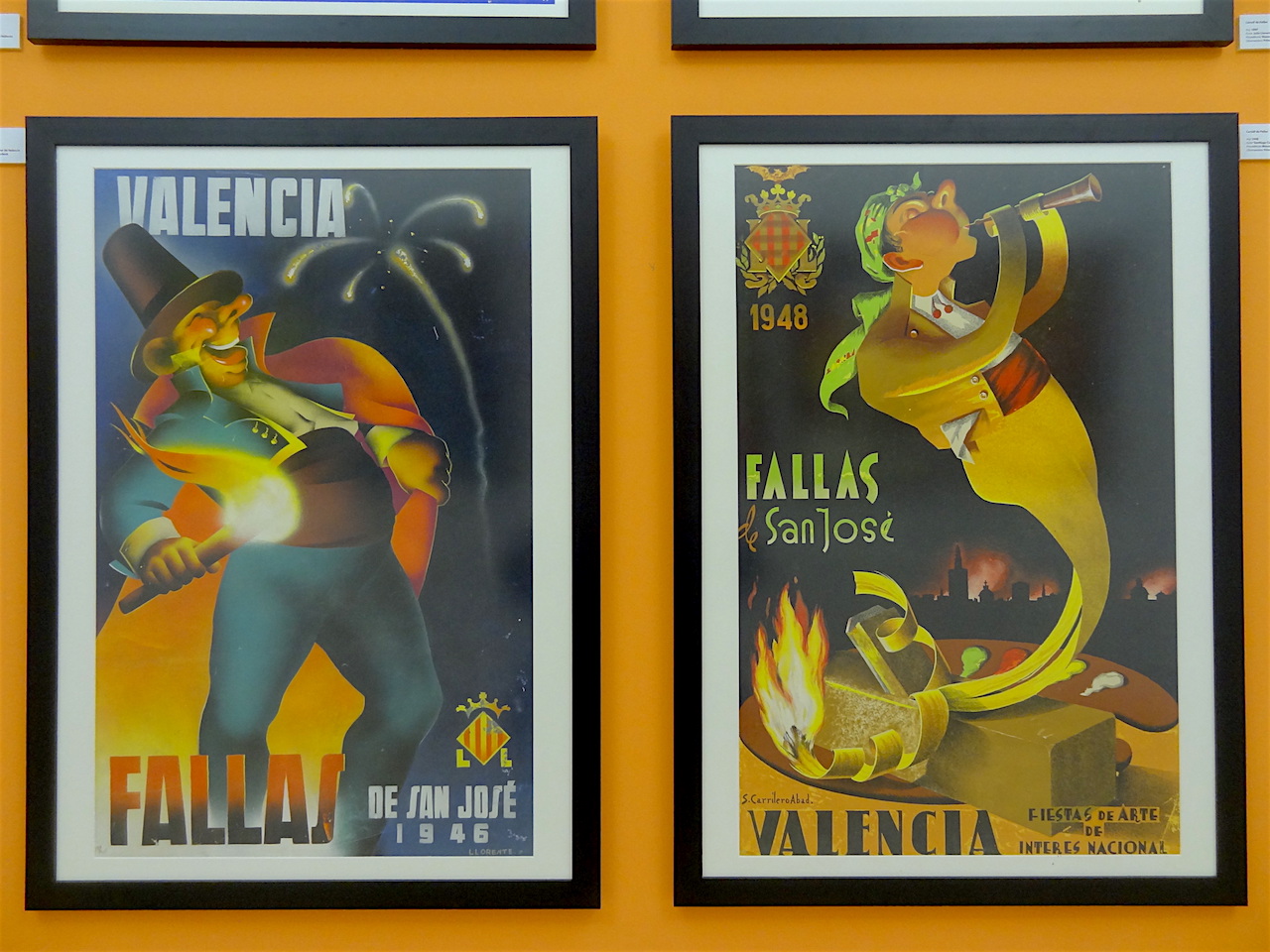 affiche musée des Fallas à Valence