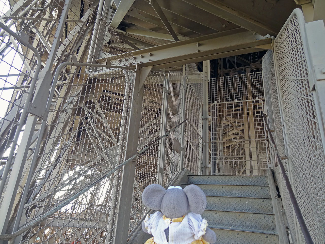 Les escaliers de la tour Eiffel