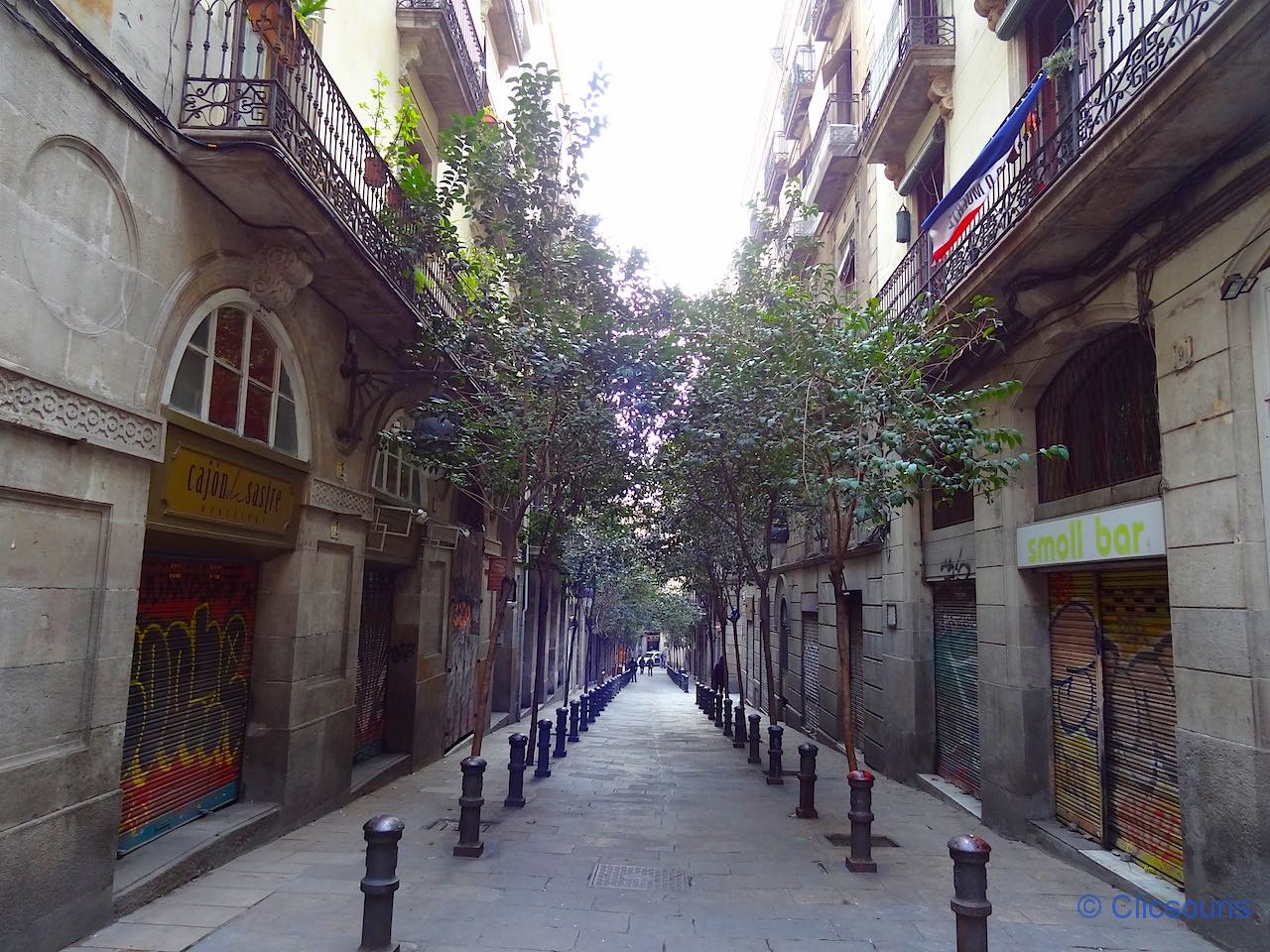 ruelle de la vieille ville de Barcelone