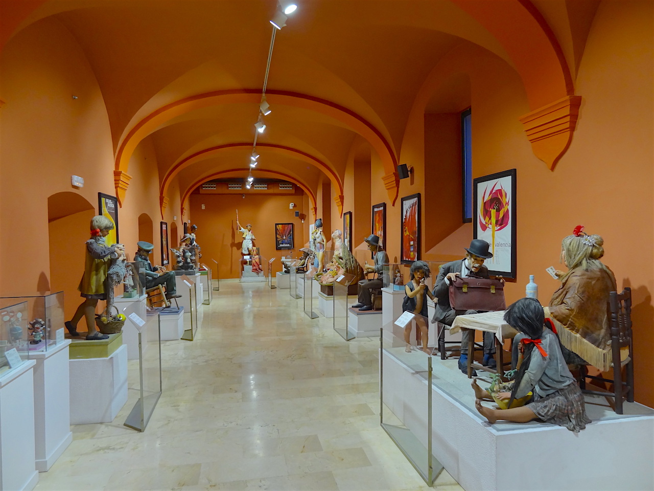 galerie du musée des Fallas à Valence