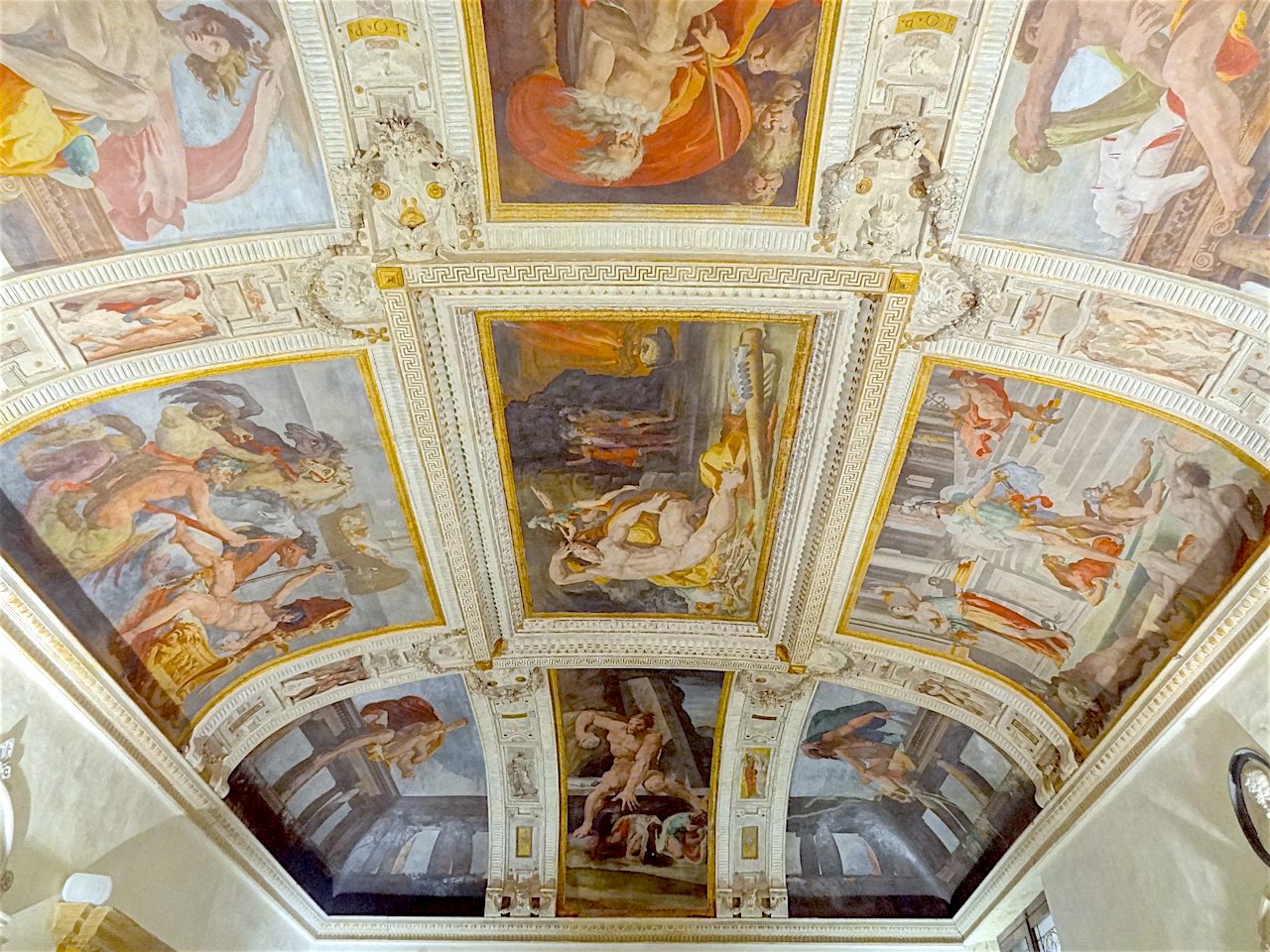 fresques du palazzo Poggi
