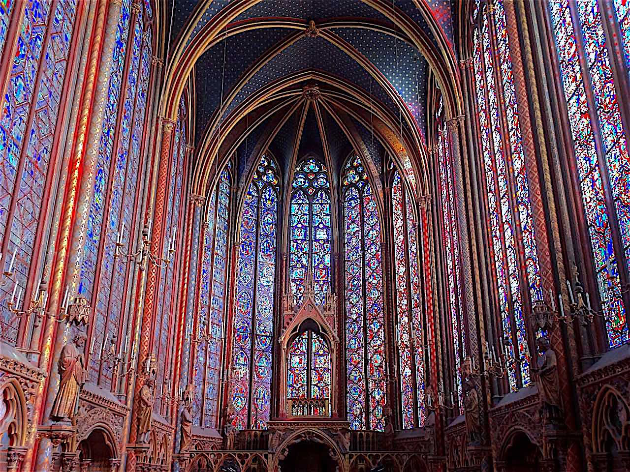 Chapelle haute de la Sainte-Chapelle à Paris