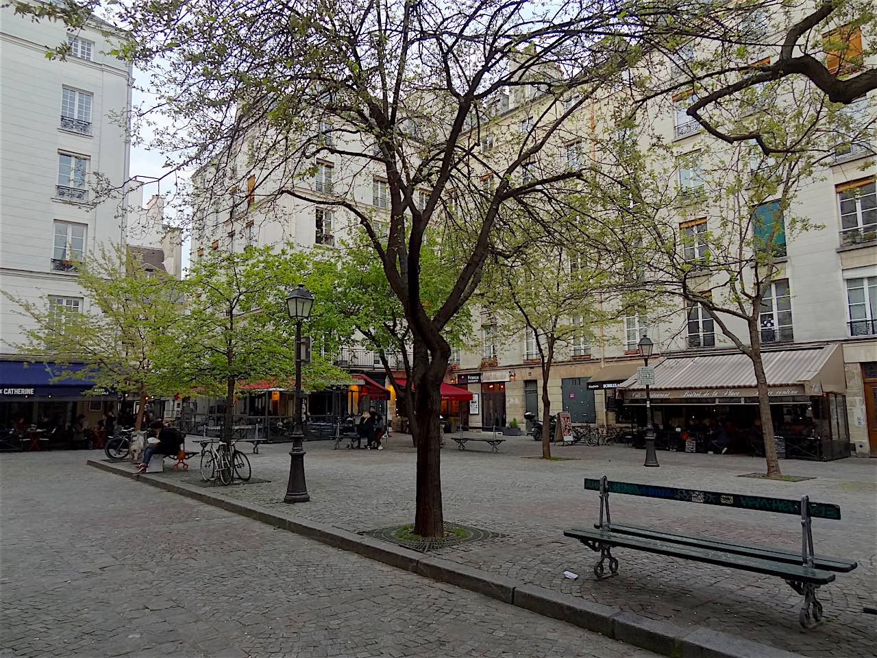 place du marché sainte catherine à Paris