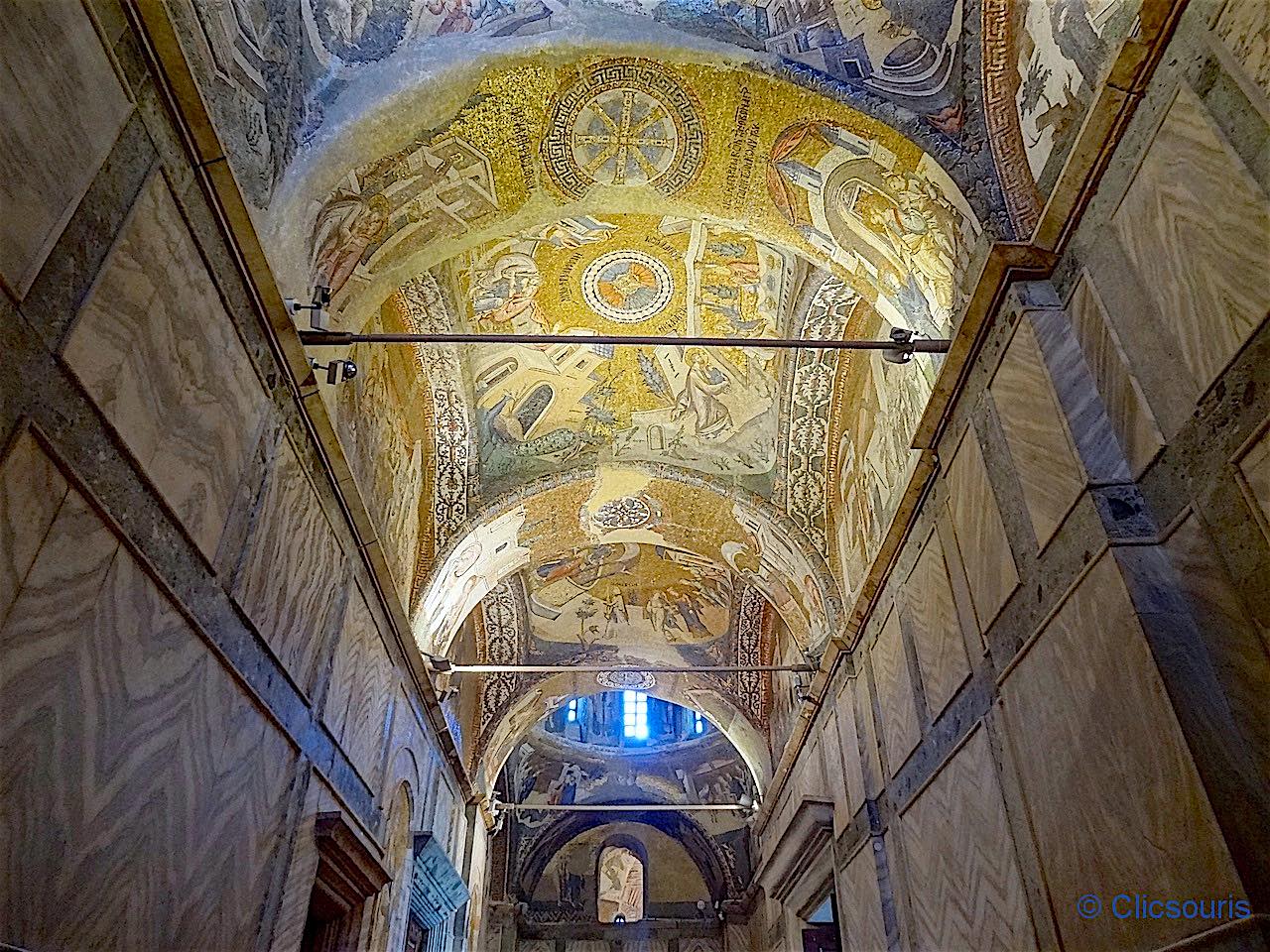 plafond de mosaïques de Saint-Sauveur-in-Chora