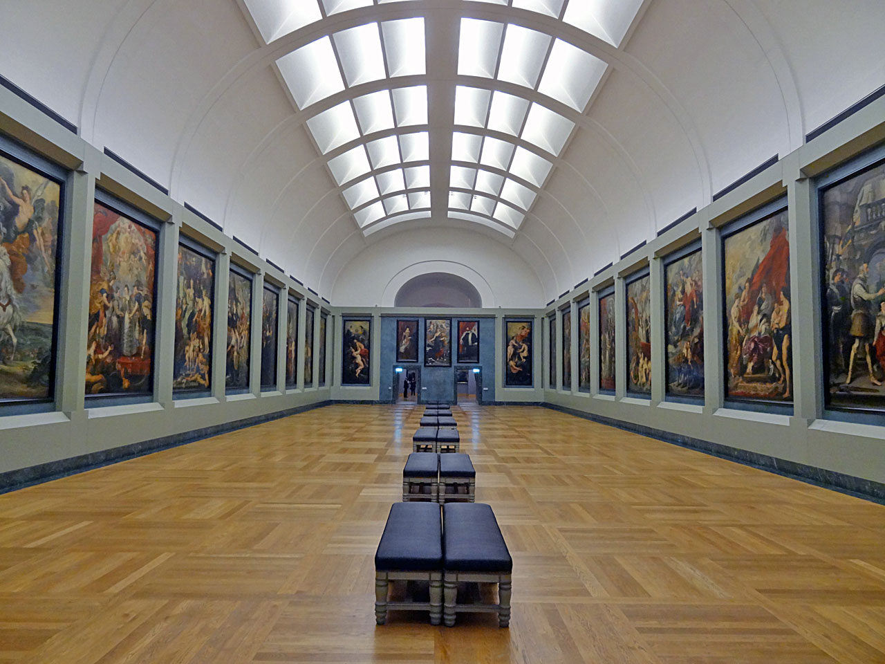 La salle des Rubens au Louvre