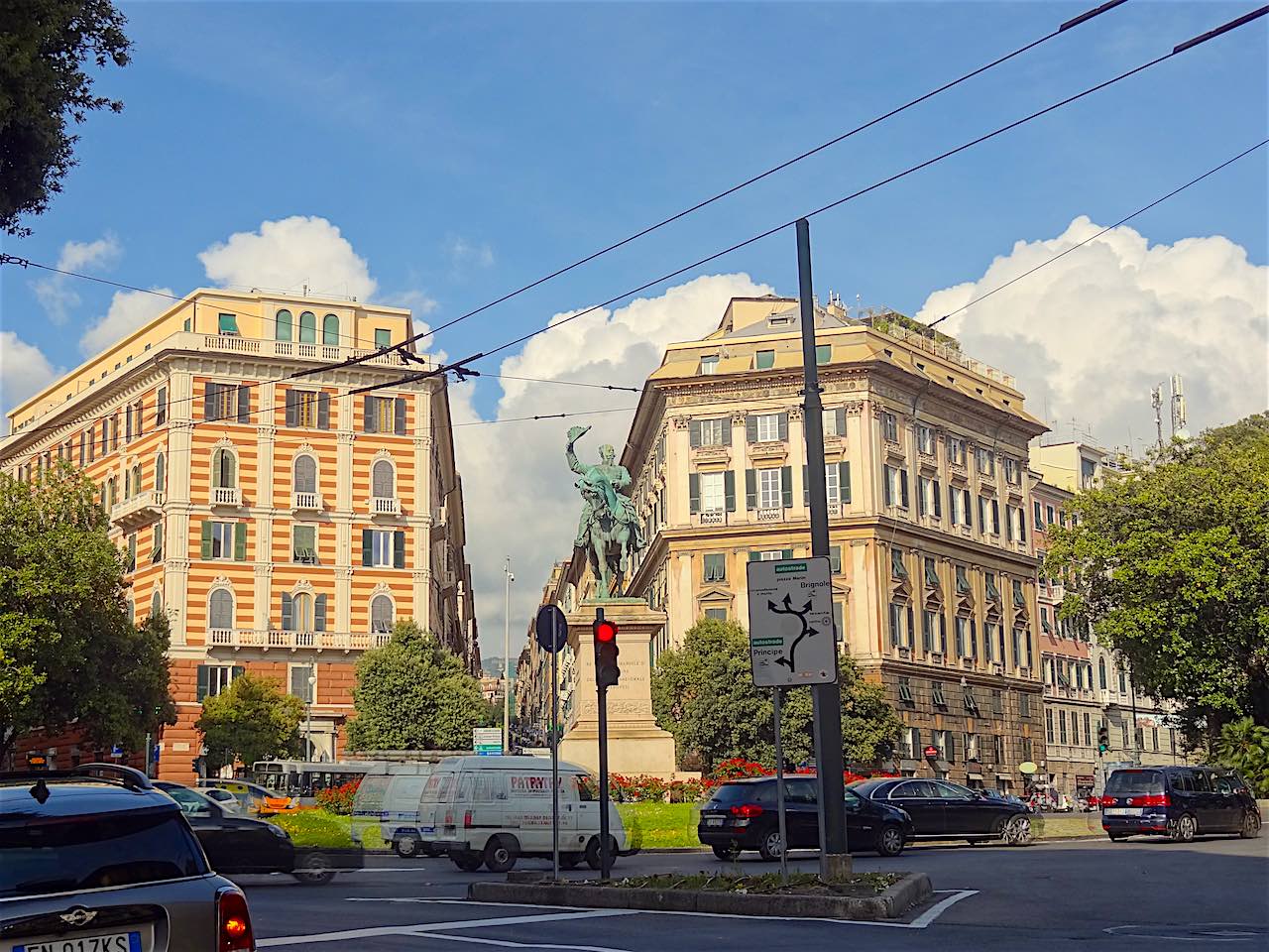 Piazza Corvetto à Gênes