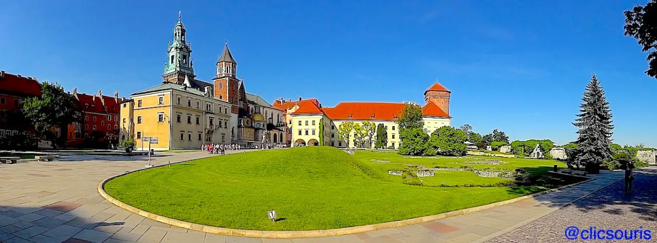 sur la colline de Wawel à Cracovie