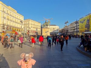 Puerta del sol à Madrid