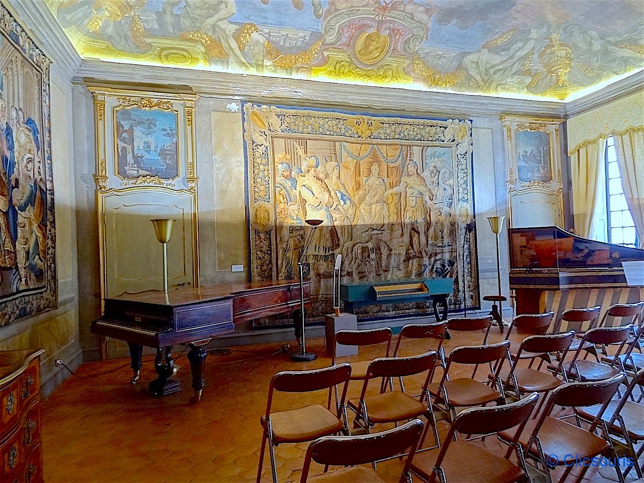 salon du palais Lascaris à Nice