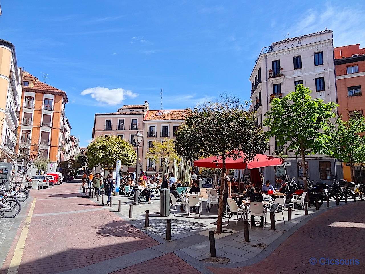 terrasses de Malasana à Madrid