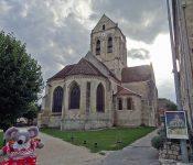 Chevet de l'église d'Auvers-sur-Oise