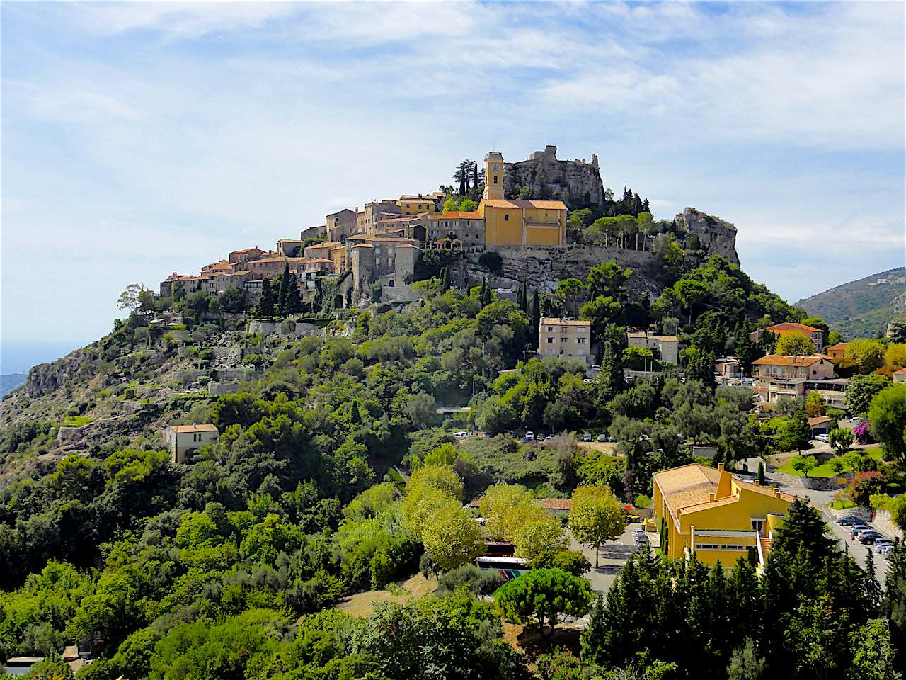 vue sur le village d'Eze