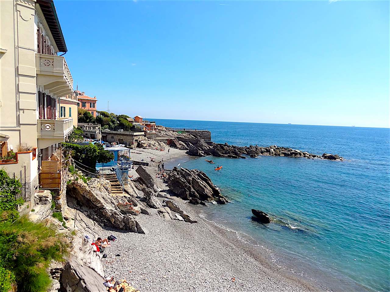 bord de mer à Nervi