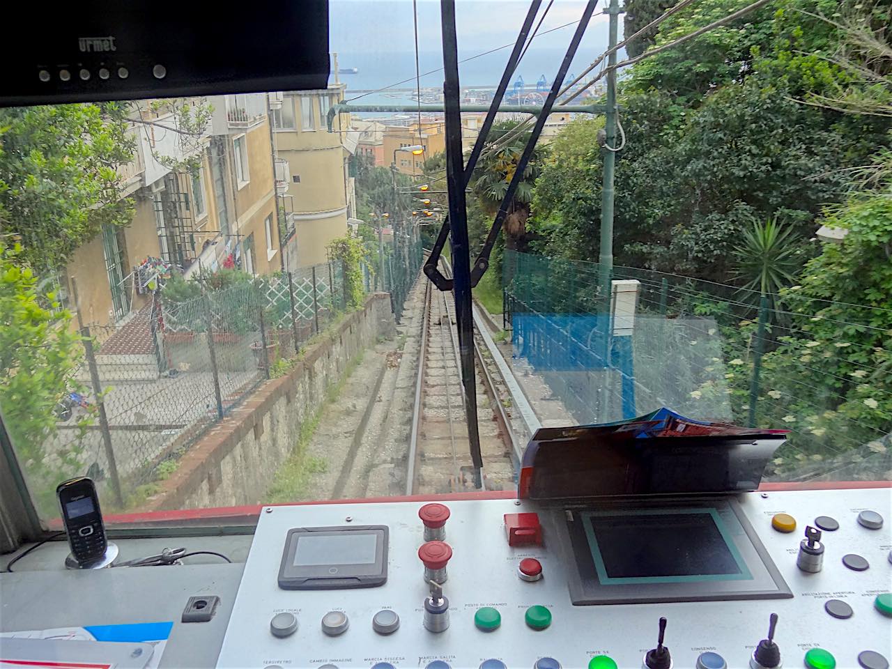 trajet du funiculaire Zecca-Righi