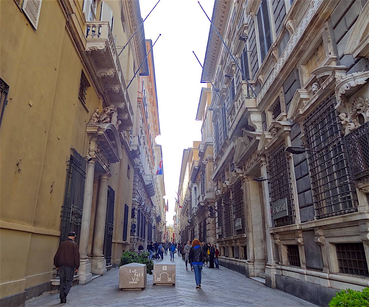 via Garibaldi à Gênes