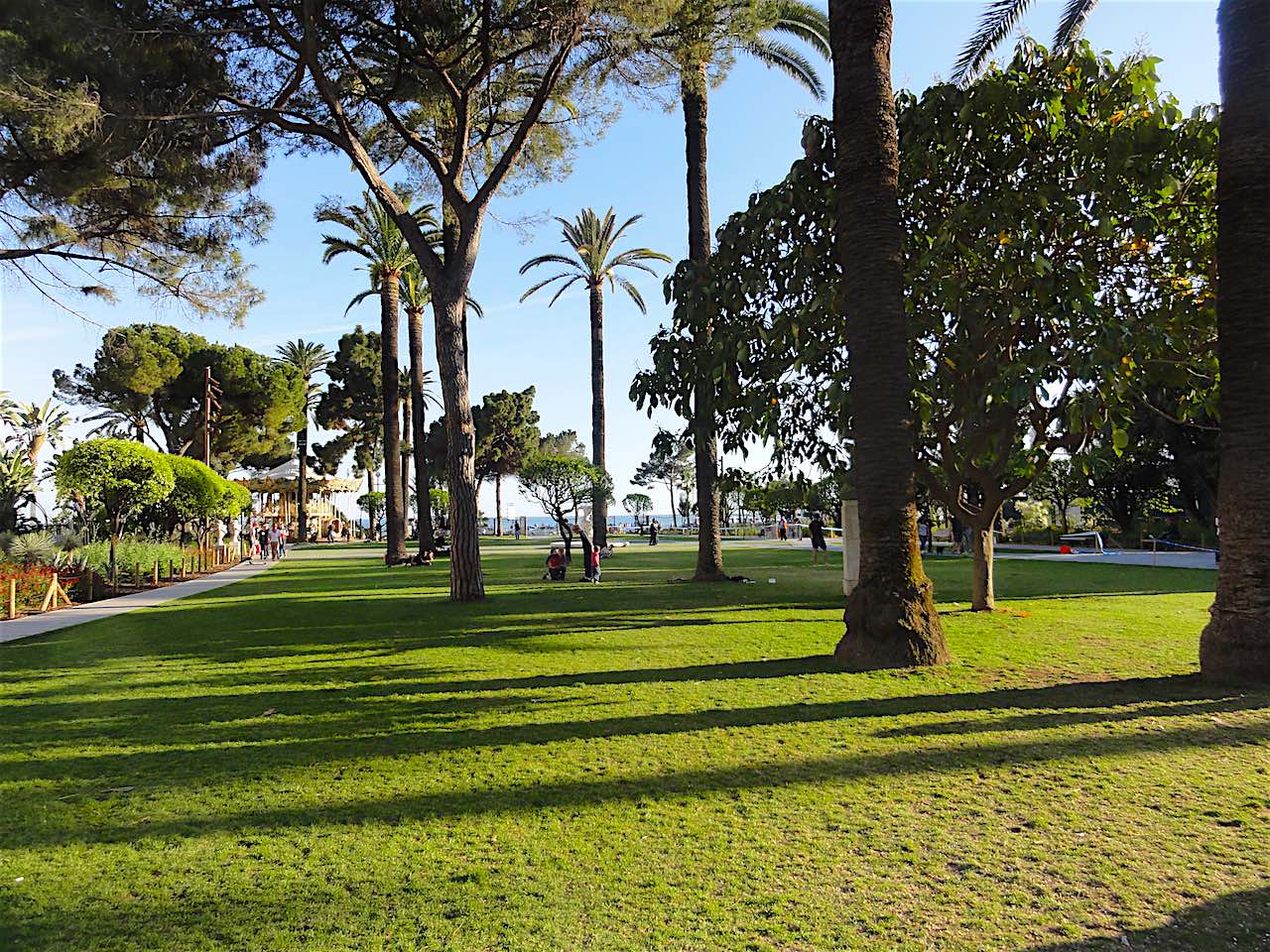 jardin Albert Ier de Nice sur la Promenade des Anglais