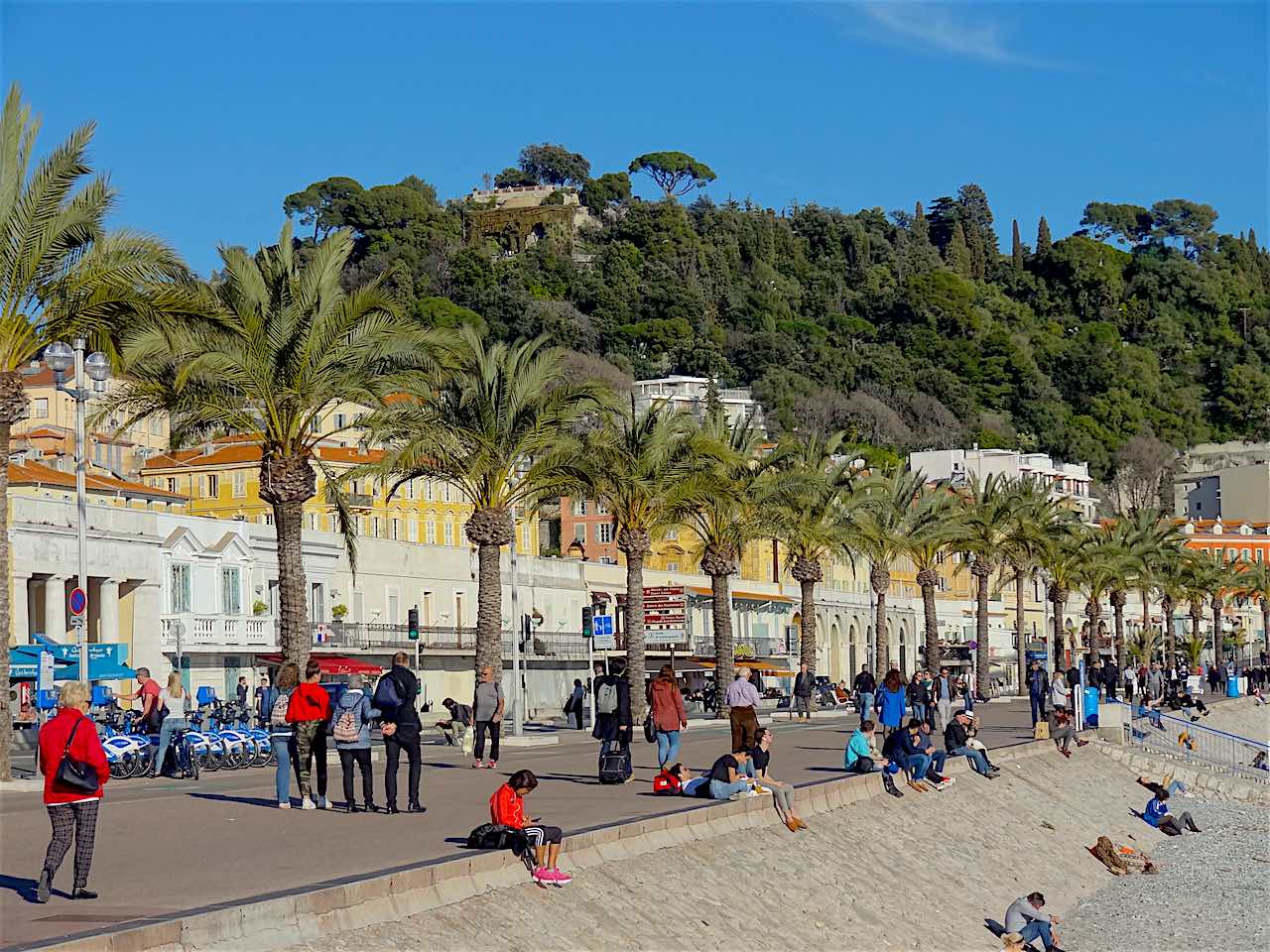 Vue sur les Ponchettes à Nice