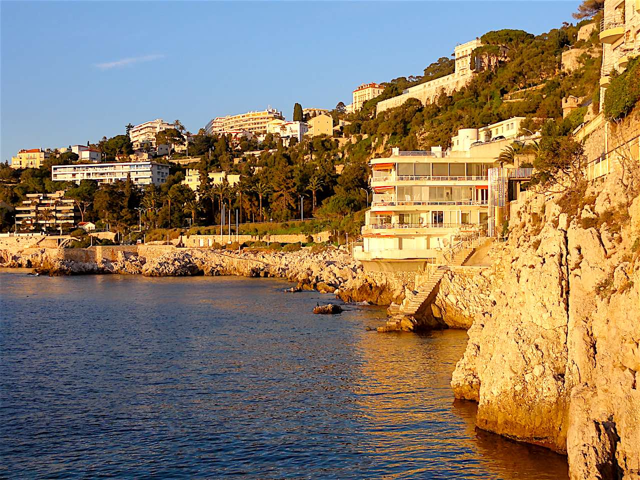 sentier littoral à Nice