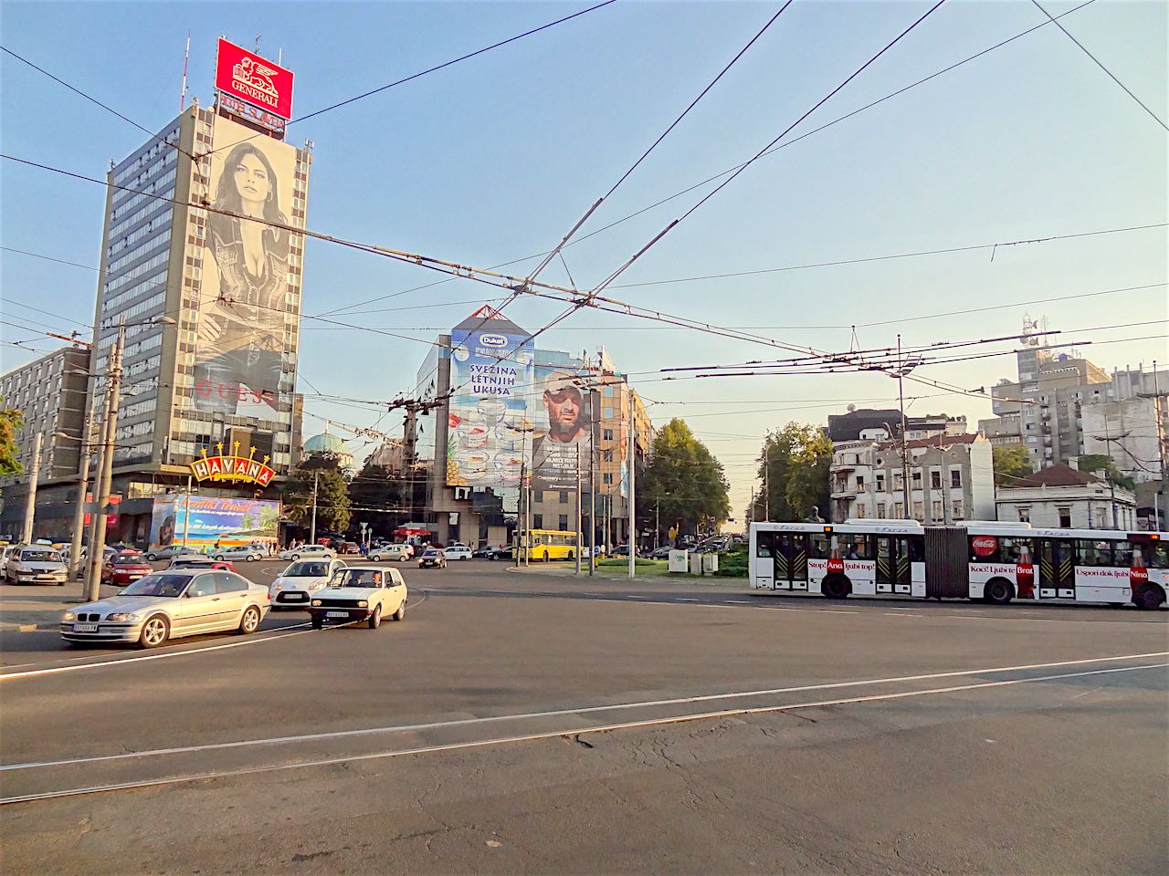 place Slavija à Belgrade